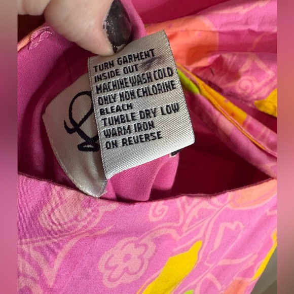 Vintage Lilly Pulitzer White Label Strapless Dress Size 8
Marzipan Fruit Print - Picture 8 of 9